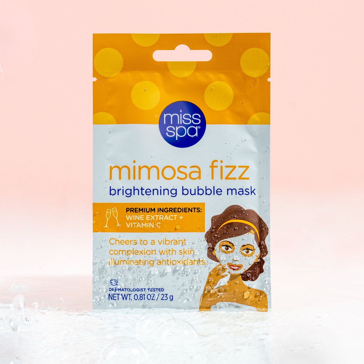 Mimosa Fizz Brightening Bubble Mask 4 Pack