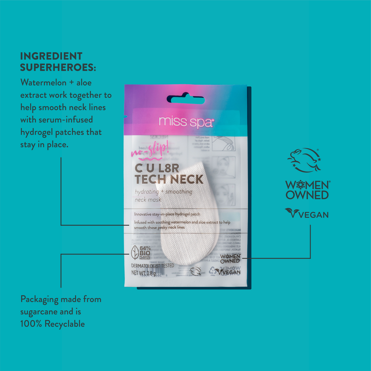 Smooth + Hydrate Tech Neck 4 Pack