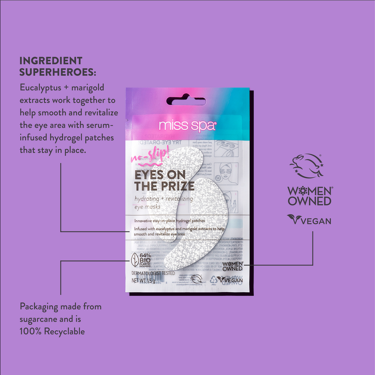 Hydrating + Revitalizing Under Eye Mask 4 Pack