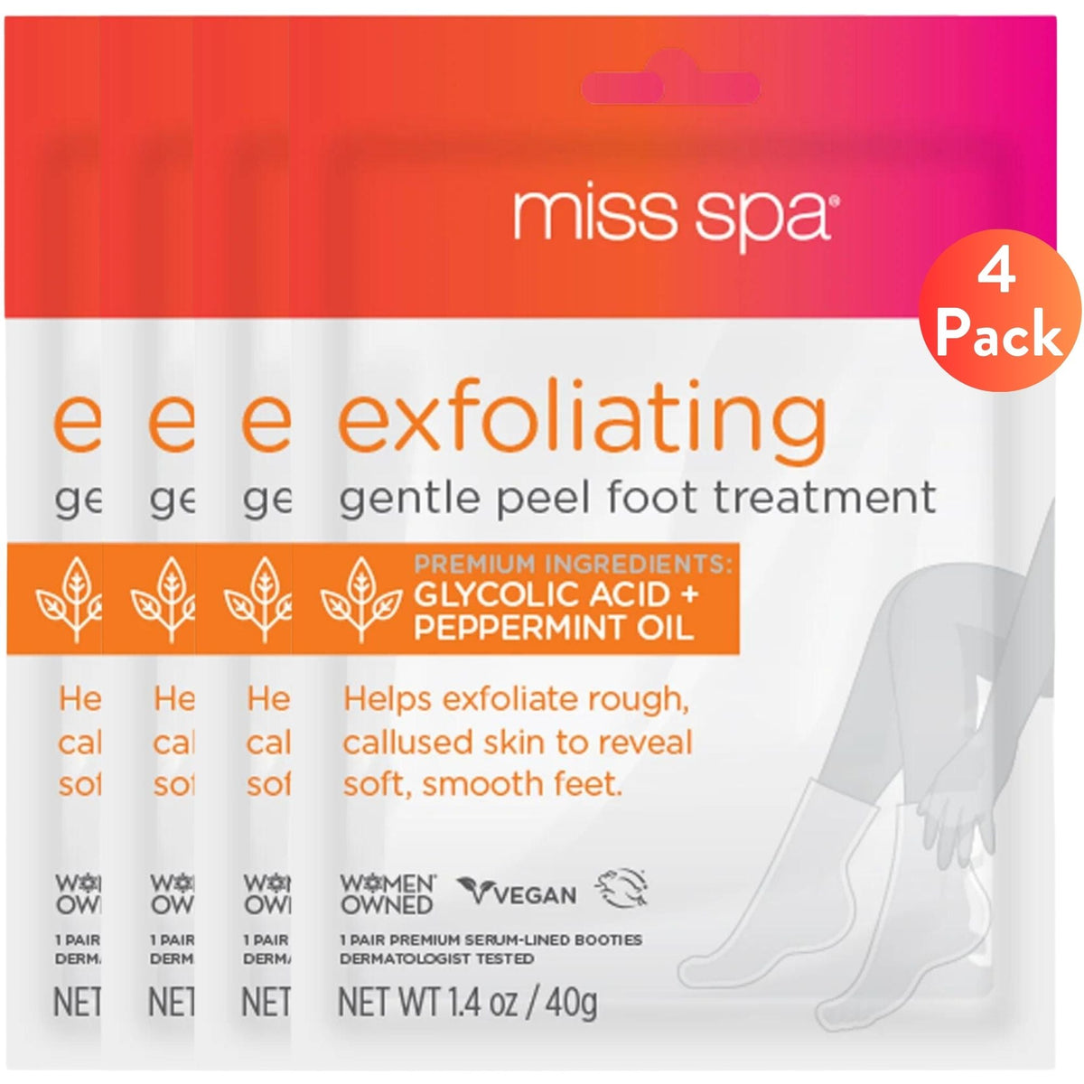 Exfoliating Foot Treatment (4 Pack)