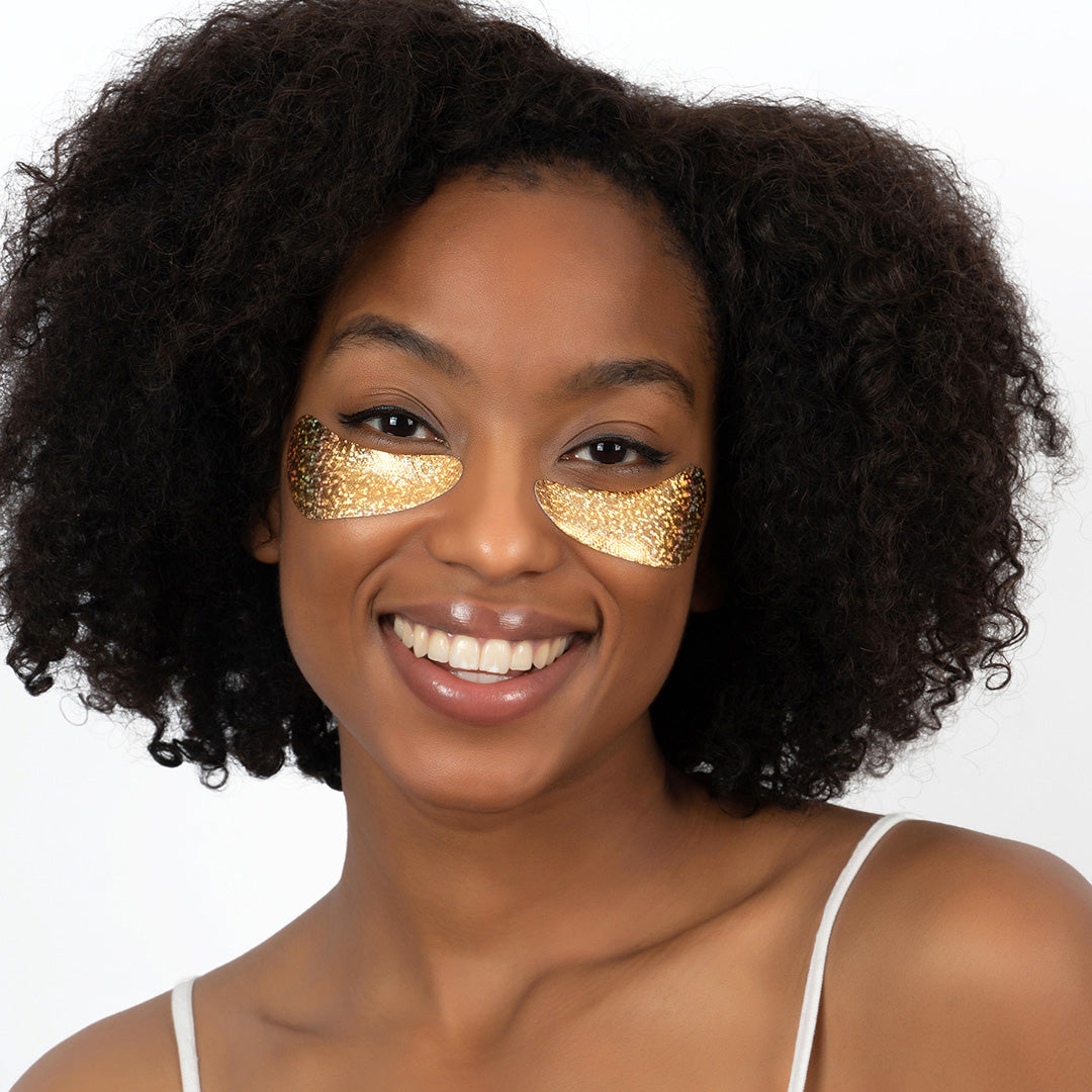 women wearing old under eye atches for puffy eyes and under eye wrinkles