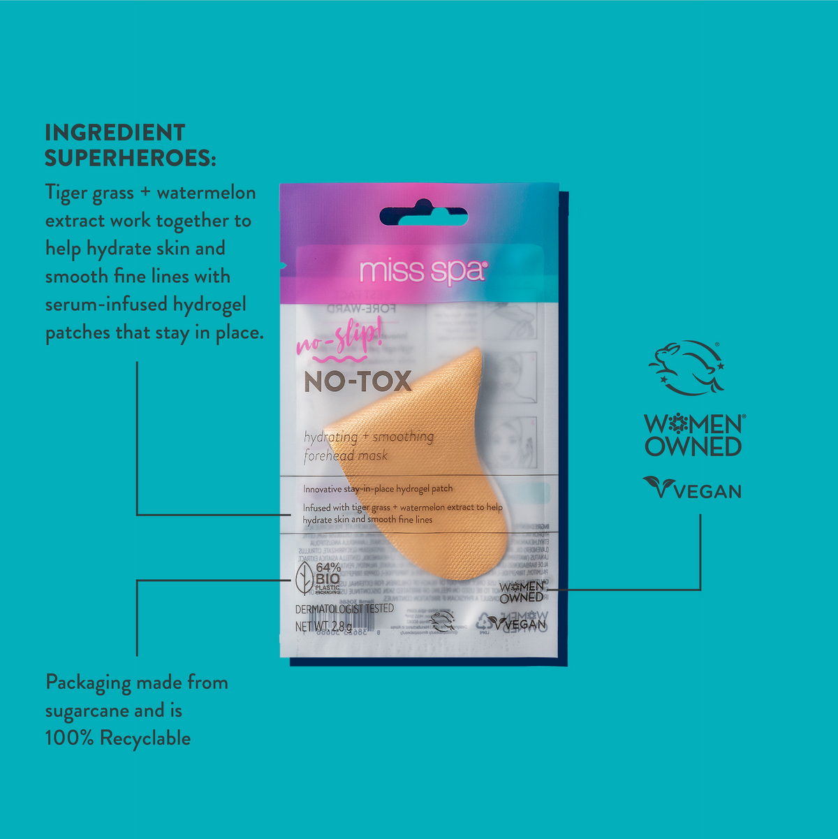 Moisturizing + Smoothing Forehead 4 Pack