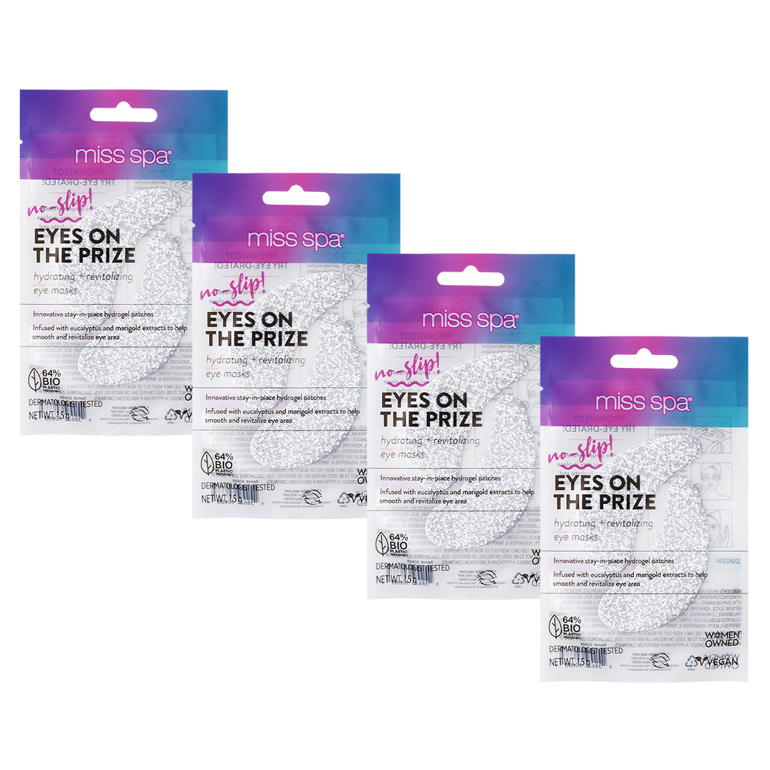 Four pack of Miss Spa branded under eye masks
