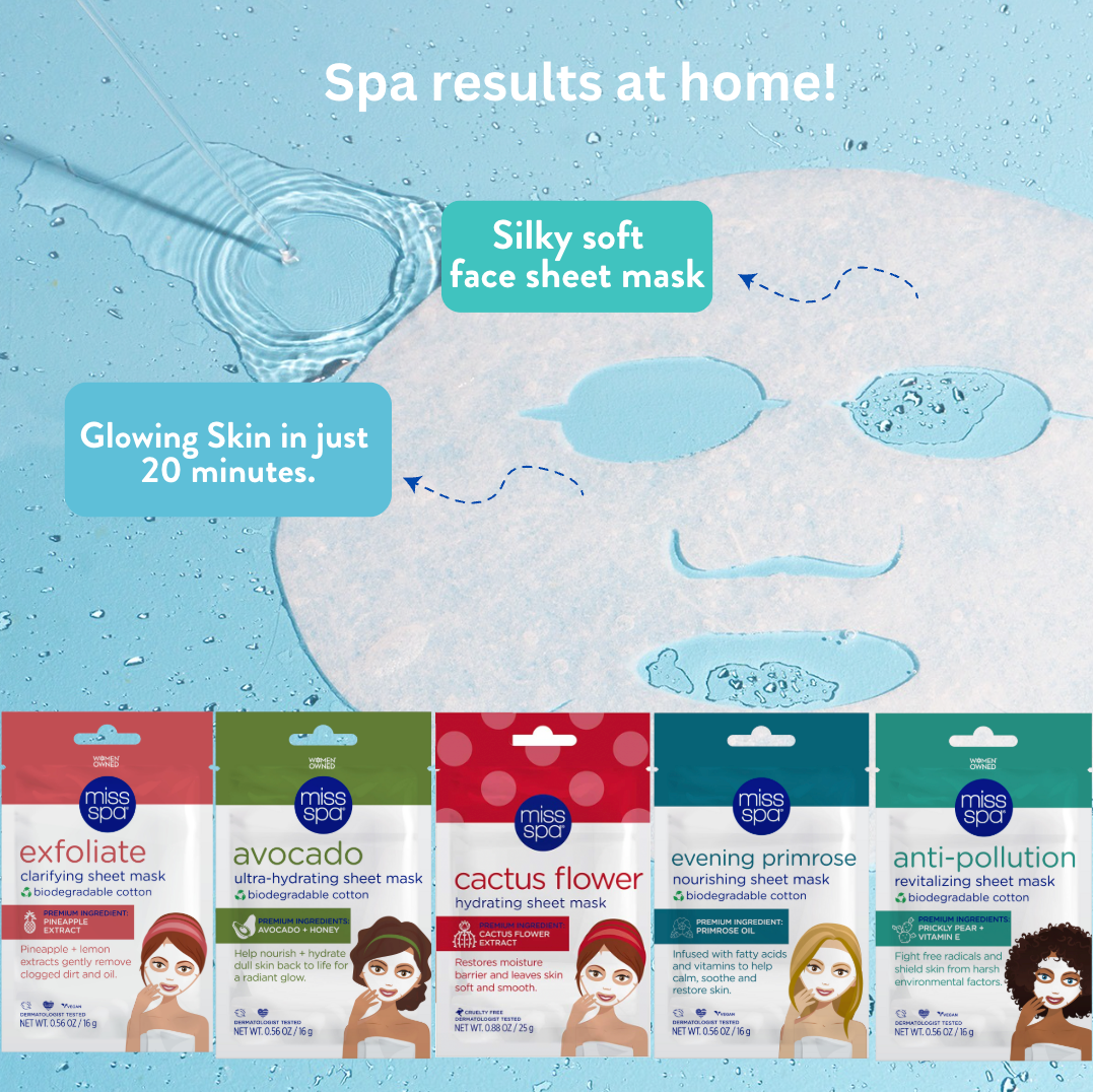 Replenishing & Repairing Full Facial Sheet Mask Set
