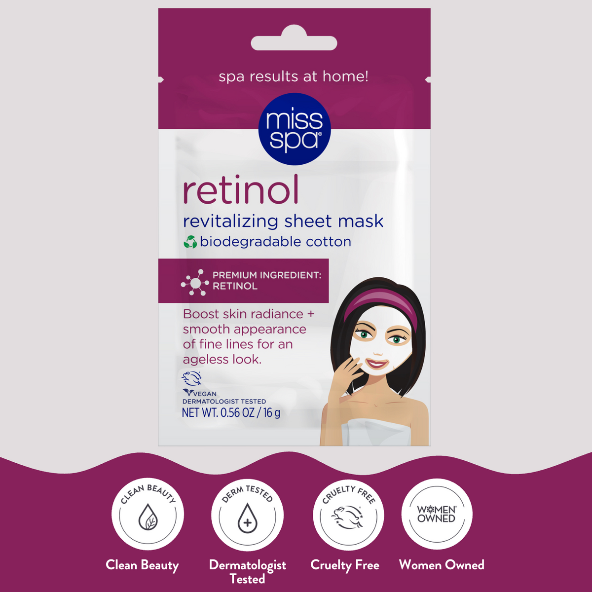 Retinol Revitalizing Face Sheet Mask
