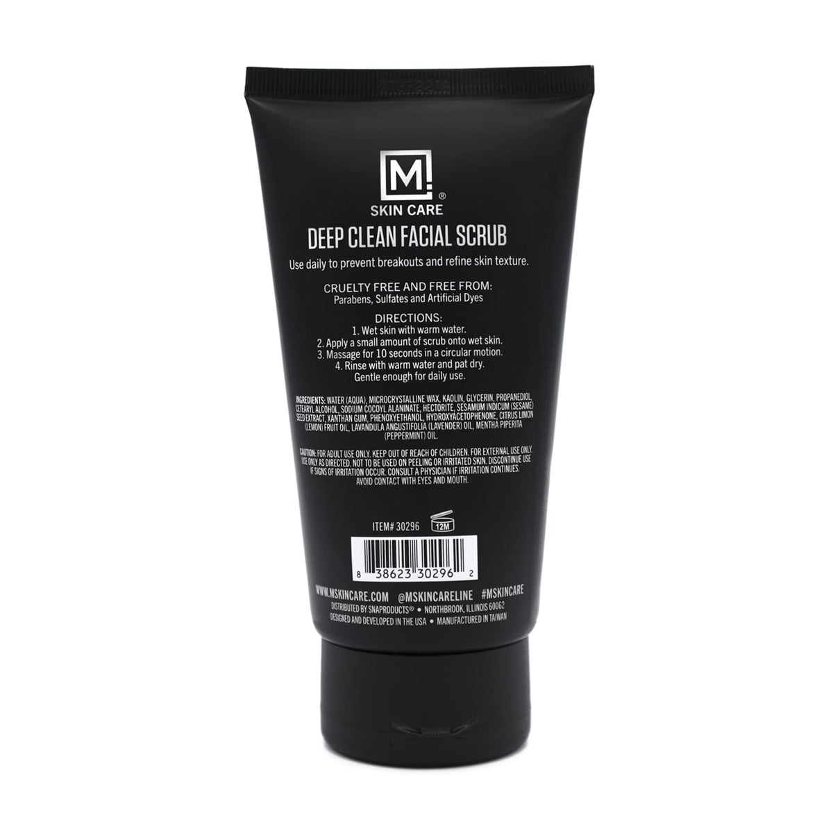 Facial scrub for men
