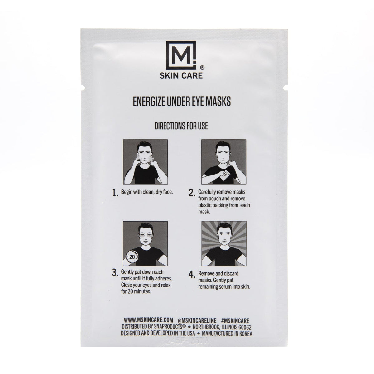 Energize Under Eye Masks (4 Pack)